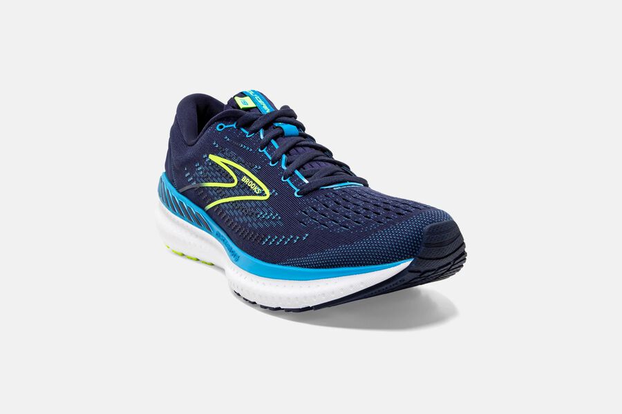 Brooks Glycerin GTS 19 Road Running Shoes Mens Navy/Blue 924061-QRX